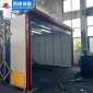 工業軌道式打磨房鴻碩 折疊式電動伸縮房 移動式伸縮噴漆房