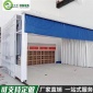 移動**伸縮噴漆房打磨晾干汽車折疊式大型軌道家具無塵噴烤漆房
