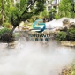 湖光山色美景如画,重庆恒大文化城喷雾造景项目,售楼部喷雾标准