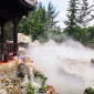 人造冷霧景觀案列工程 公共場所冷霧造景降溫 噴霧設備注意事項