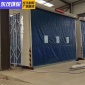移動式伸縮噴漆房折疊電動軌道伸縮房打磨房無塵噴漆房汽車烤漆房